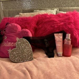 Victoria’s Secret black mesh panties